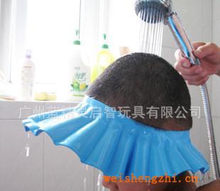 幼兒浴帽寶寶洗頭帽/嬰兒洗澡帽兒童浴帽可調節浴帽