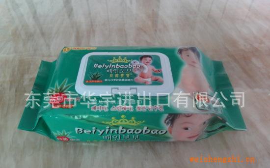 貝茵寶寶清香型80片裝嬰兒口手護(hù)膚柔潤濕巾